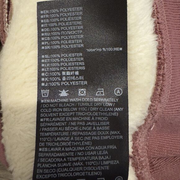 Burton Fleece Lined Hooded Minxy Vest Women's Small Burgundy Great Shape - Picture 8 of 9